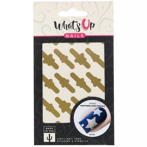 Whats Up Nails, Northern Star Stencils, 20 Pieces فوائد