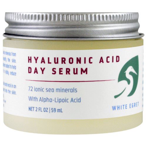 White Egret Personal Care, Hyaluronic Acid, Day Serum, 2 fl oz (59 ml) فوائد