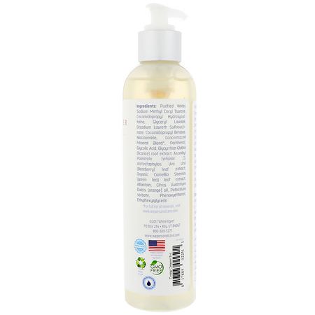 White Egret Personal Care, Skin Toning Facial Cleanser, 8 fl oz (237 ml):أحبار, منظفات