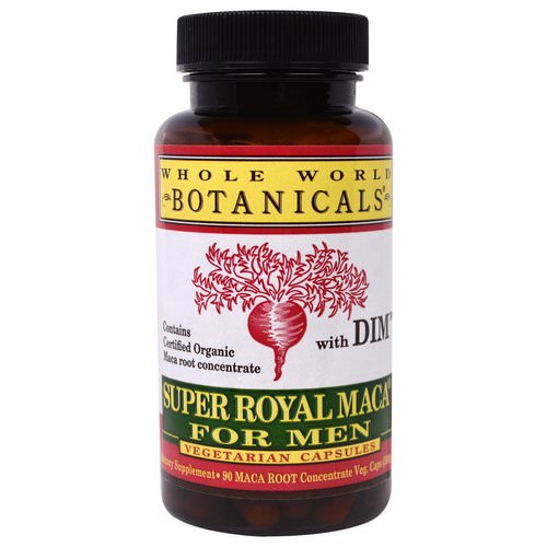 Whole World Botanicals, Super Royal Maca For Men, 500 mg, 90 Vegetarian Capsules فوائد