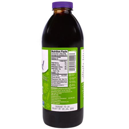 Wholesome, Organic Molasses, Unsulphured, 32 fl oz (944 ml):دبس, محليات