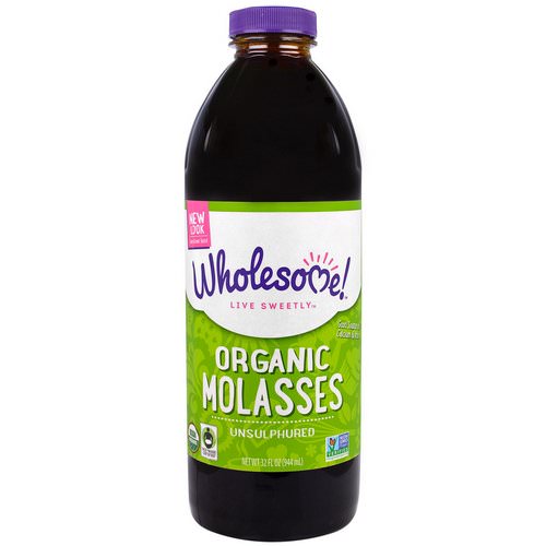 Wholesome, Organic Molasses, Unsulphured, 32 fl oz (944 ml) فوائد