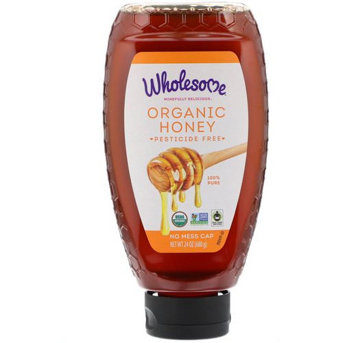Wholesome, Organic Honey, 24 oz (680 g) فوائد