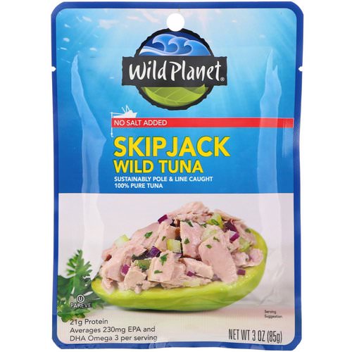 Wild Planet, Skipjack Wild Tuna, 3 oz (85 g) فوائد