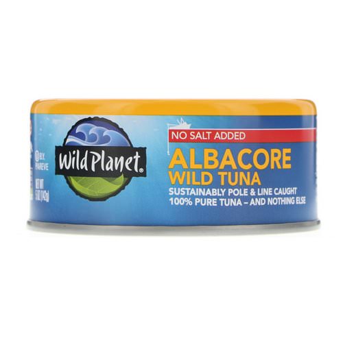 Wild Planet, Wild Albacore Tuna, No Salt Added, 5 oz (142 g) فوائد