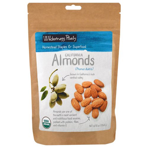 Wilderness Poets, California Almonds, 8 oz (226.8 g) فوائد