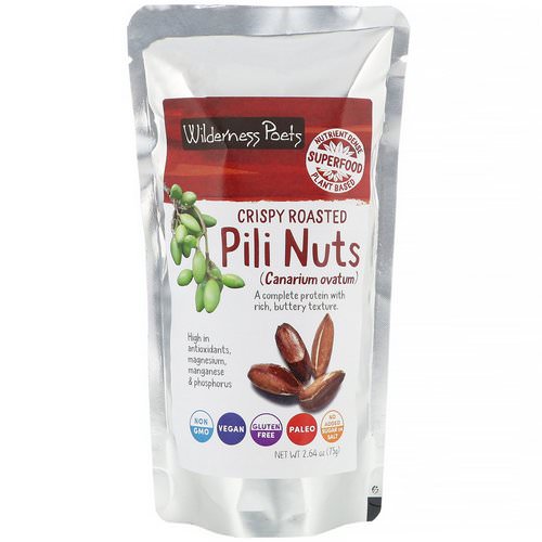 Wilderness Poets, Crispy Roasted Pili Nuts, 2.64 oz (75 g) فوائد