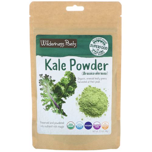 Wilderness Poets, Kale Powder, 3.5 oz (99 g) فوائد