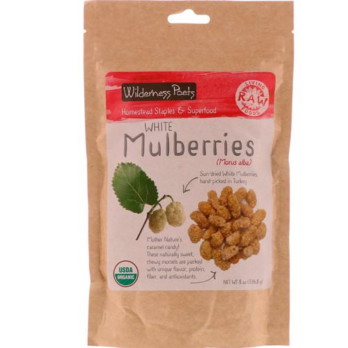 Wilderness Poets, White Mulberries, 8 oz (226.8 g) فوائد