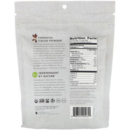 Wildly Organic, Fermented Cacao Powder, 8 oz (227 g):الكاكا,الس,بر ف,دز