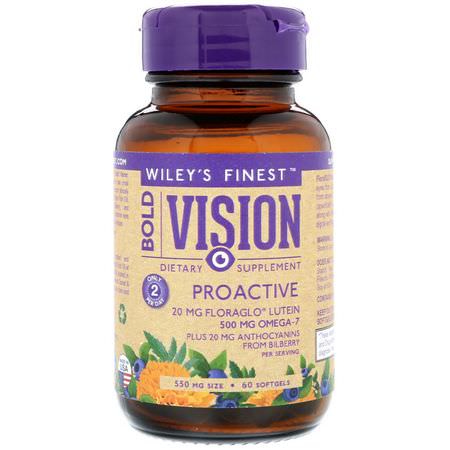 Wiley's Finest Omega-7 Eye Formulas - العين ,الأنف ,الأذن Omega-7