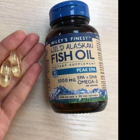 Wiley's Finest Omega-3 Fish Oil - زيت السمك أوميغا 3, Omegas EPA DHA, زيت السمك, المكملات الغذائية
