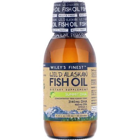 Wiley's Finest DHA - DHA, Omegas EPA DHA, زيت السمك, المكملات الغذائية