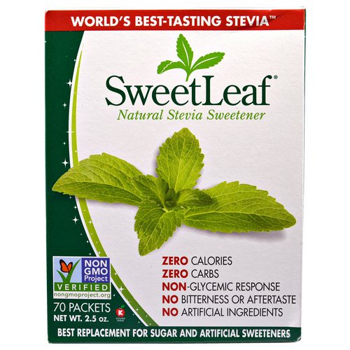 Wisdom Natural, SweetLeaf, Natural Stevia Sweetner, 70 Packets فوائد