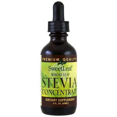 Wisdom Natural, SweetLeaf, Whole Leaf Stevia Concentrate, 2 fl oz (60 ml) فوائد