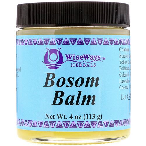 WiseWays Herbals, Bosom Balm, 4 oz (113 g) فوائد