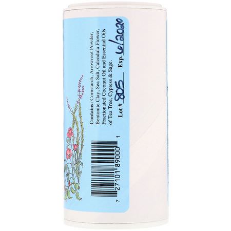 WiseWays Herbals, Tea-Tree Foot Powder, 3 oz (85 g):العناية بالقدم, حمام