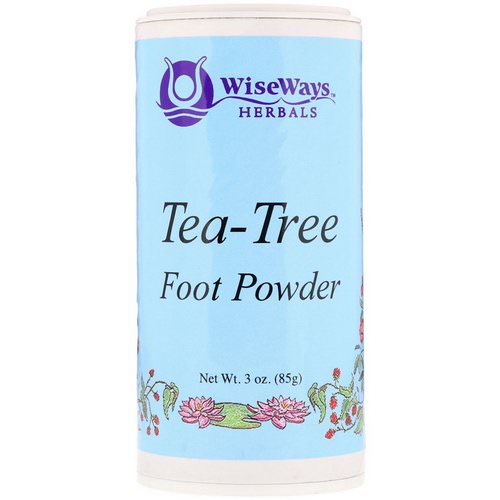 WiseWays Herbals, Tea-Tree Foot Powder, 3 oz (85 g) فوائد