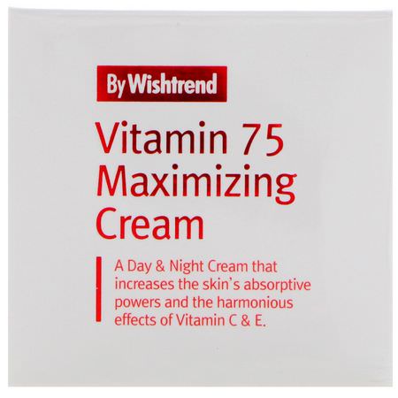 Wishtrend, Vitamin 75 Maximizing Cream, 1.76 oz:مرطبات K-جمال, الكريمات