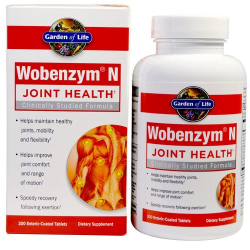 Wobenzym N, Joint Health, 200 Enteric-Coated Tablets فوائد