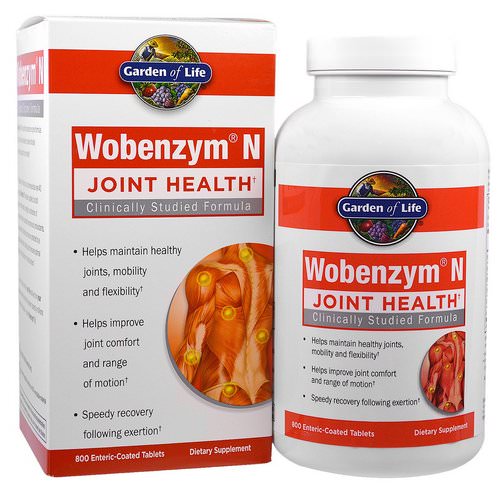 Wobenzym N, Joint Health, 800 Enteric-Coated Tablets فوائد
