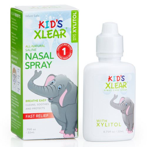 Xlear, Kid's Xlear, Saline Nasal Spray, .75 fl oz (22 ml) فوائد