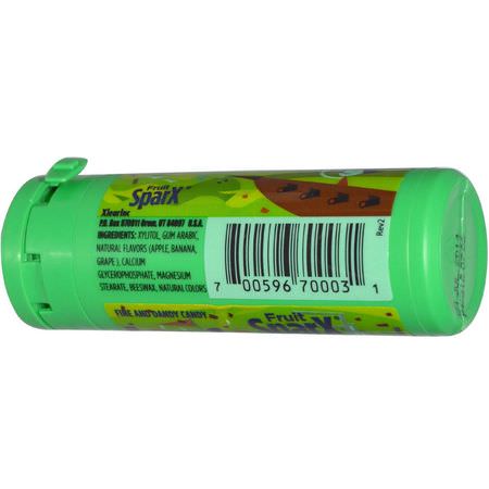 Xlear, SparX Candy, with 100% Xylito, Fruit, 30 g:معينات, بالنعناع