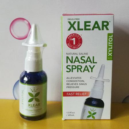 Xlear Nasal Spray Nasal Sinus Supplements
