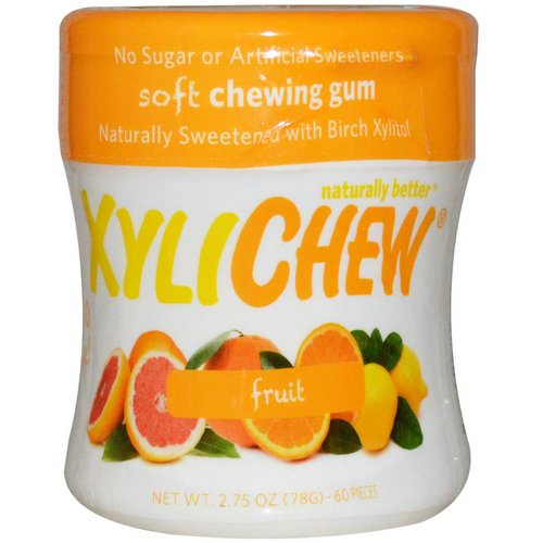 Xylichew, Fruit, 60 Pieces, 2.75 oz (78 g) فوائد