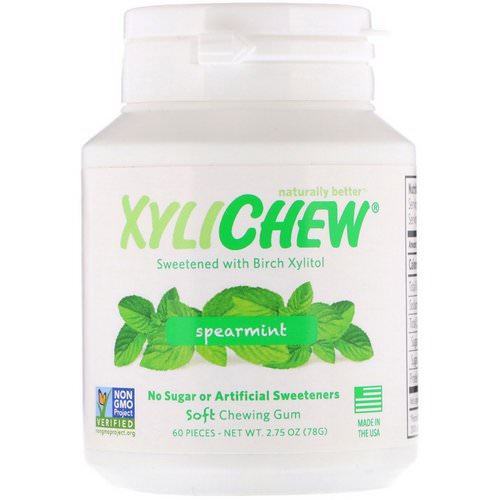 Xylichew, Spearmint, 60 Pieces, 2.75 oz (78 g) فوائد