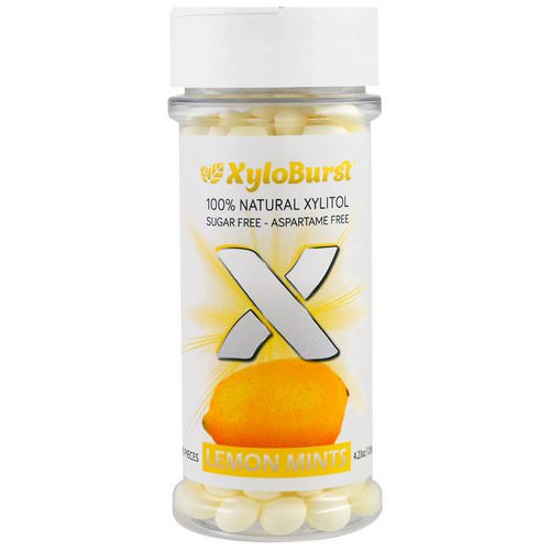 Xyloburst, Lemon Mints, 200 Pieces, 4.23 oz (120 g) فوائد