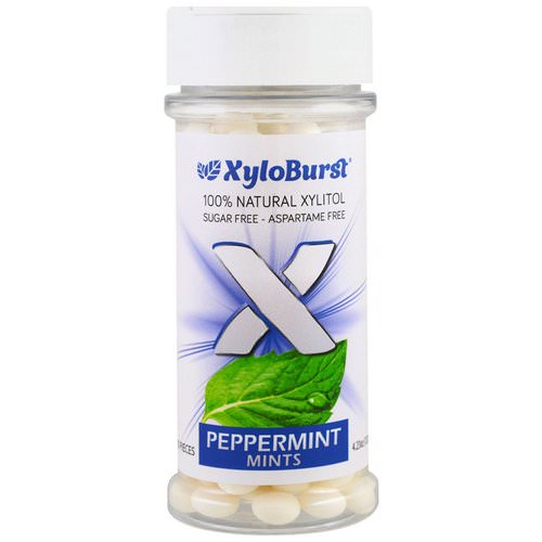Xyloburst, Peppermint Mints, 200 Pieces, 4.23 oz (120 g) فوائد
