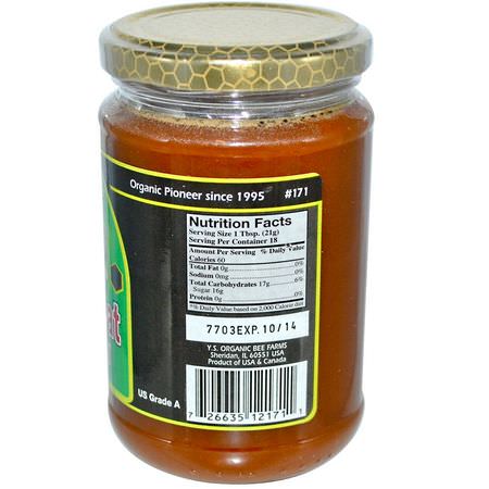 Y.S. Eco Bee Farms, Buckwheat Pure Raw Honey, 13.5 oz (383 g):المحليات, العسل
