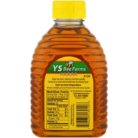 Y.S. Eco Bee Farms, Pure Premium Clover Honey, 16 oz (454 g):المحليات, العسل