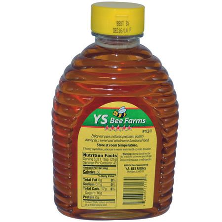Y.S. Eco Bee Farms, Pure Premium Clover Honey, 32 oz (2 lb) 907 g:المحليات, العسل