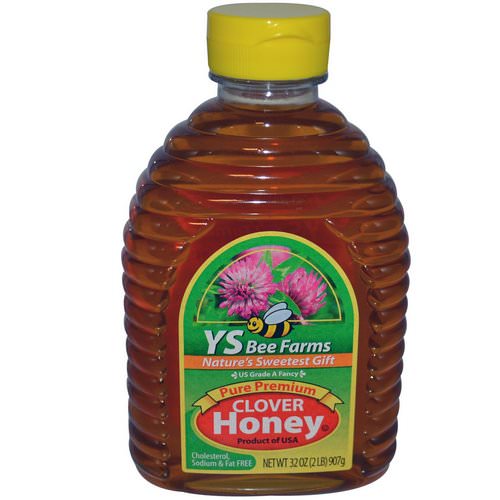 Y.S. Eco Bee Farms, Pure Premium Clover Honey, 32 oz (2 lb) 907 g فوائد