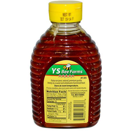 Y.S. Eco Bee Farms, Pure Premium Wildflower Honey, 16 oz (454 g):المحليات, العسل