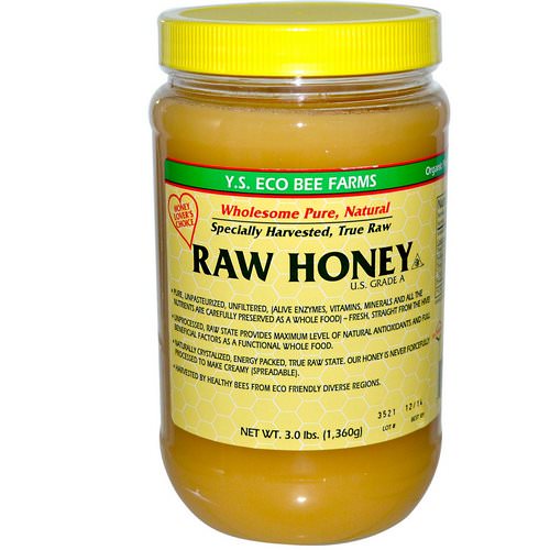 Y.S. Eco Bee Farms, Raw Honey, 3.0 lbs (1,360 g) فوائد