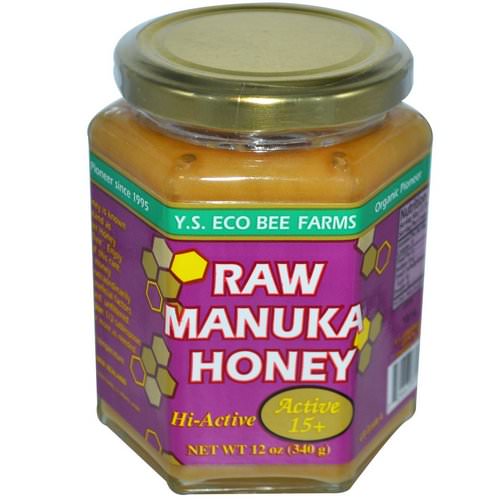 Y.S. Eco Bee Farms, Raw Manuka Honey, Active 15+, 12 oz (340 g) فوائد
