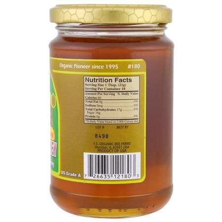 Y.S. Eco Bee Farms, Raw Tupelo Honey, 13.5 oz (38 g):المحليات, العسل
