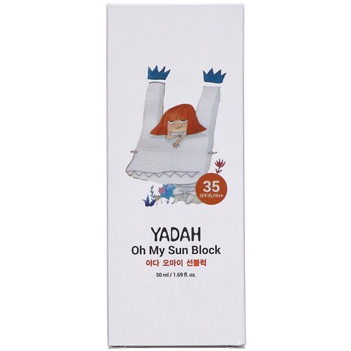 Yadah, Oh My Sun Block 35, 1.69 fl oz (50 ml) فوائد