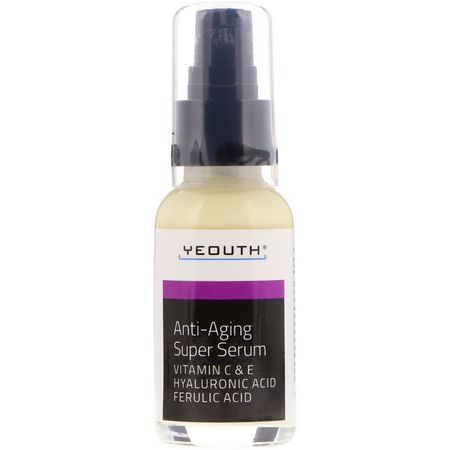 Yeouth Anti-Aging Firming Hyaluronic Acid Serum Cream - كريم, مصل حمض الهيال,ر,نيك, ثبات, مكافحة الشيخ,خة
