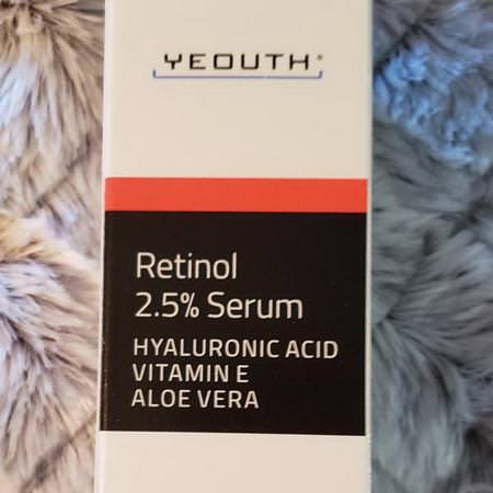 Yeouth, Retinol, 2.5% Serum, 1 fl oz (30 ml)