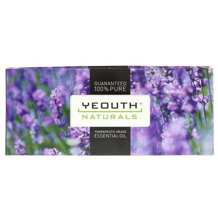 Yeouth, Therapeutic Grade Essential Oil, Starter Therapy Pack, 6 Pack, .34 fl oz (10 ml) Each:الزي,ت العطرية ,الر,ائح