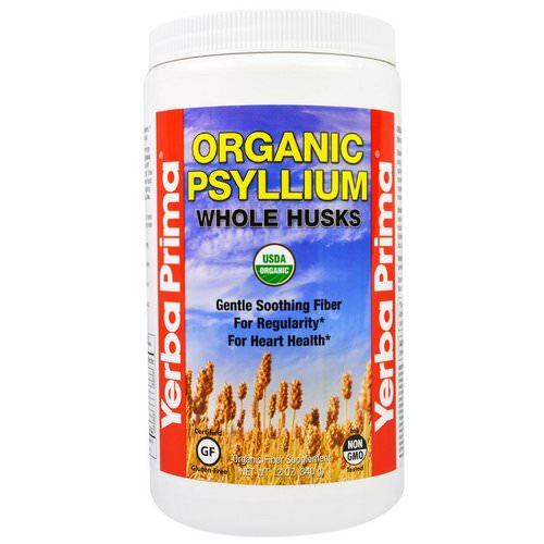 Yerba Prima, Organic Psyllium Whole Husks, 12 oz (340 g) فوائد