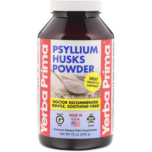 Yerba Prima, Psyllium Husks Powder, 12 oz (340 g) فوائد