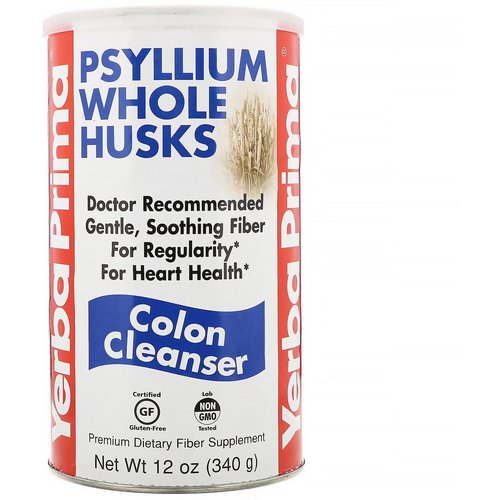 Yerba Prima, Psyllium Whole Husks, Colon Cleanser, 12 oz (340 g) فوائد
