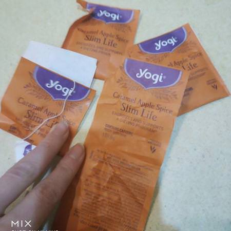 Yogi Tea, Slim Life, Caramel Apple Spice, 16 Tea Bags, 1.12 oz (32 g)
