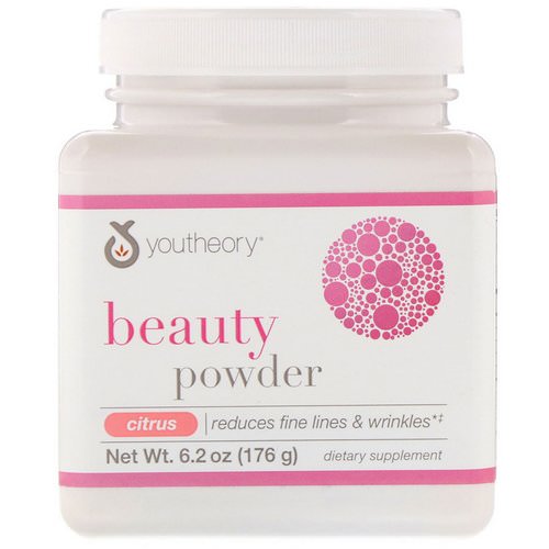 Youtheory, Beauty Powder, Citrus, 6.2 oz (176 g) فوائد