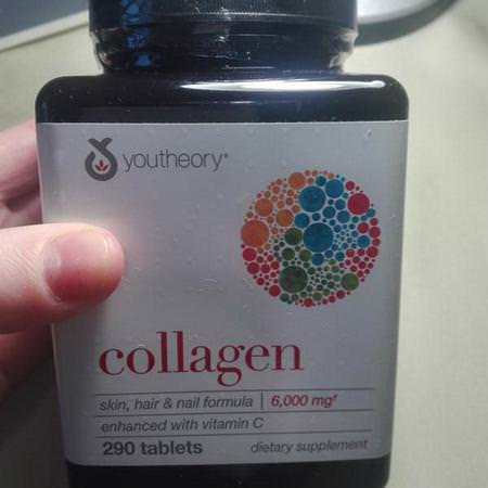 Youtheory Collagen Supplements - مكملات الك,لاجين, المفصل, العظام, المكملات الغذائية